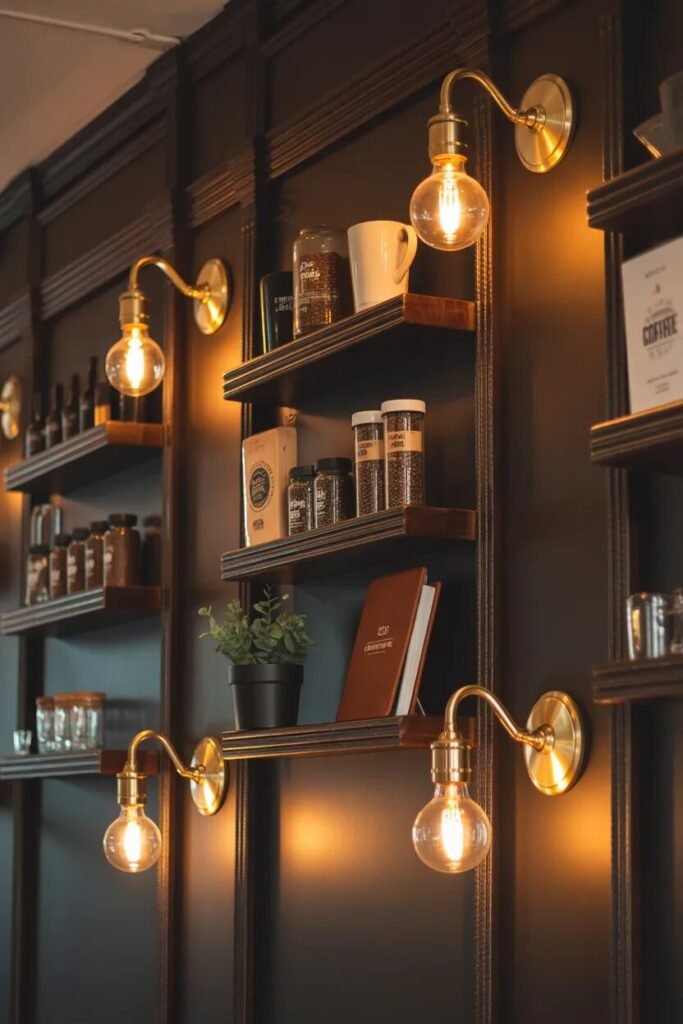 27 coffee corner wall lights