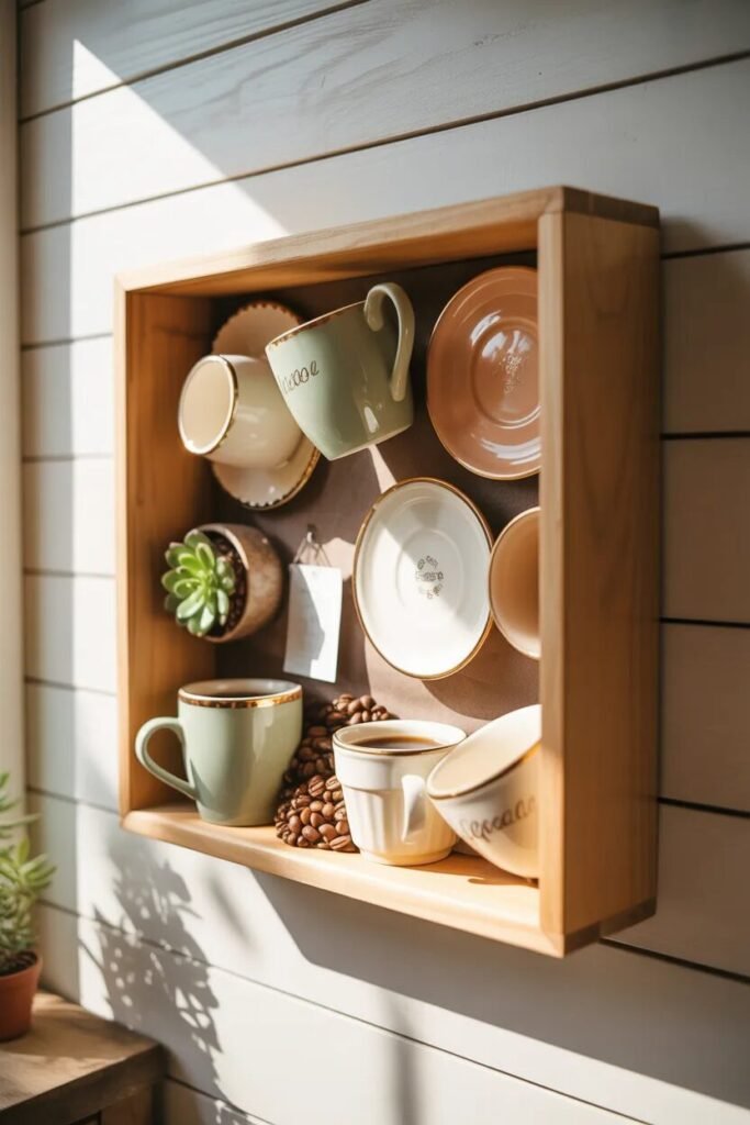 27 coffee corner mug display