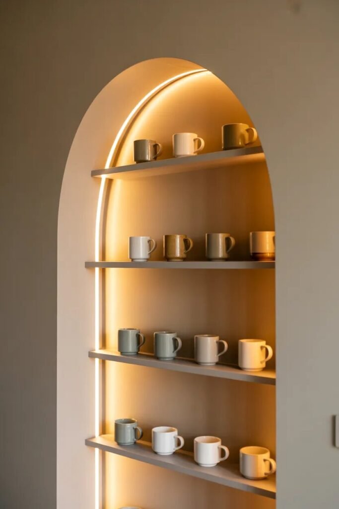 27 coffee corner arched nook