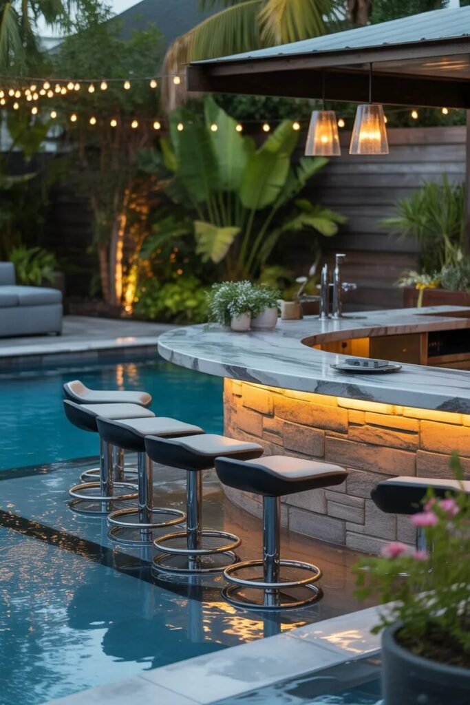 40 luxury backyard pool ideas 9 40 luxury backyard pool bar