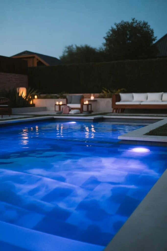 40 luxury backyard pool ideas 11 40 luxury backyard pool lights