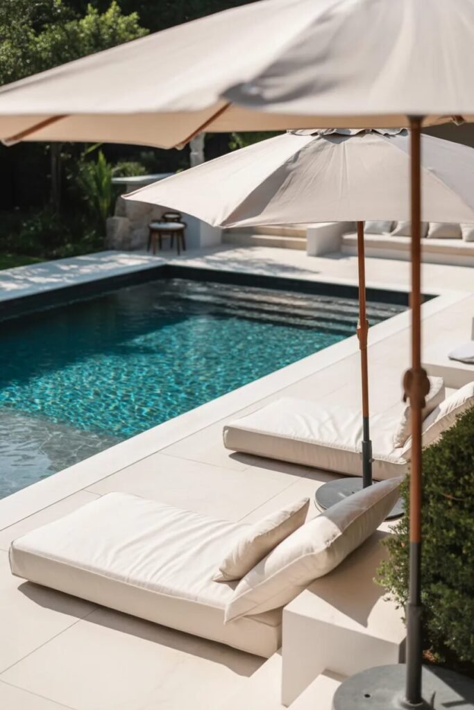 40 luxury backyard pool ideas 18 40 luxury backyard pool loungers