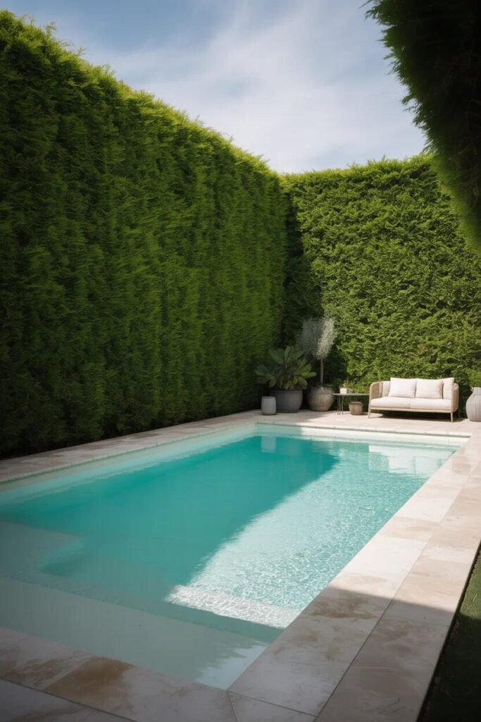 40 luxury backyard pool ideas 21 40 luxury backyard pool hedge