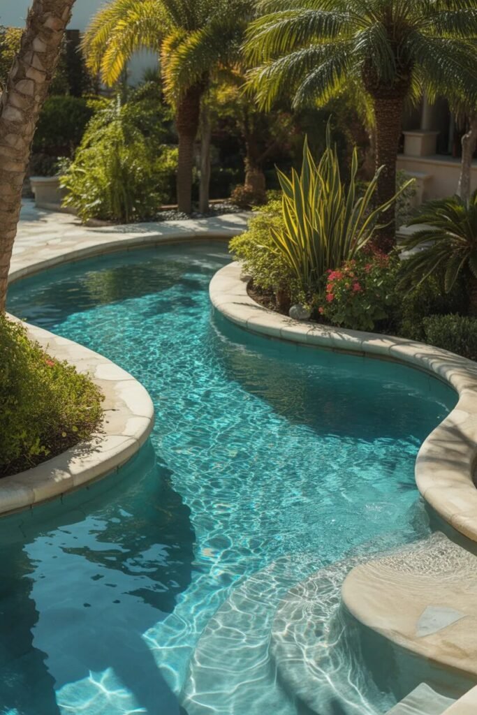40 luxury backyard pool ideas 27 40 luxury backyard pool curved