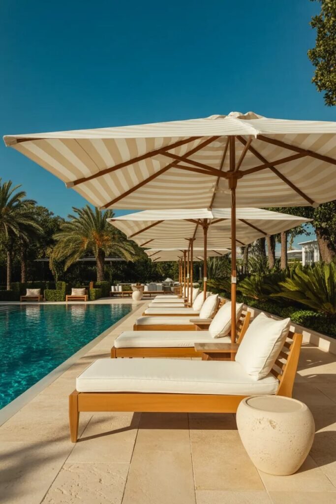 40 luxury backyard pool ideas 29 40 luxury backyard pool umbrellas