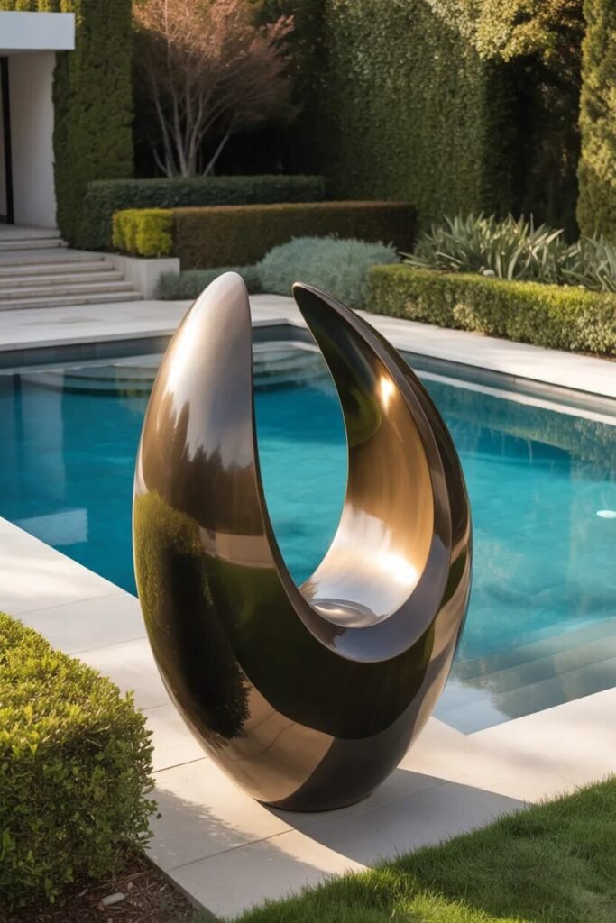 40 luxury backyard pool ideas 31 40 luxury backyard pool sculpture