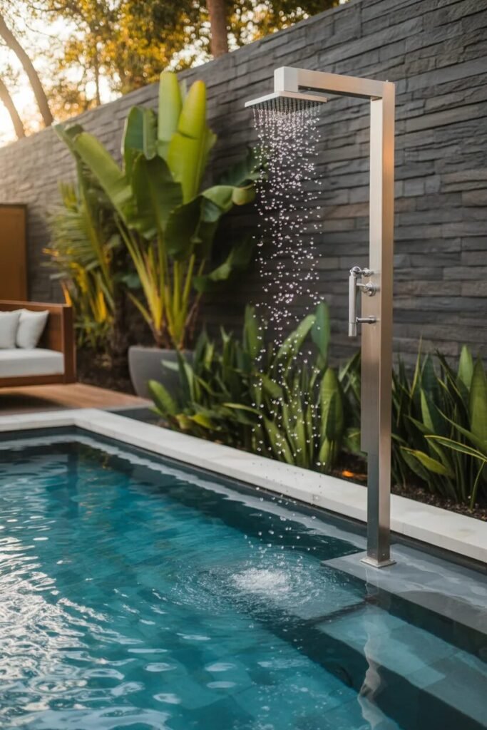 40 luxury backyard pool ideas 32 40 luxury backyard pool shower