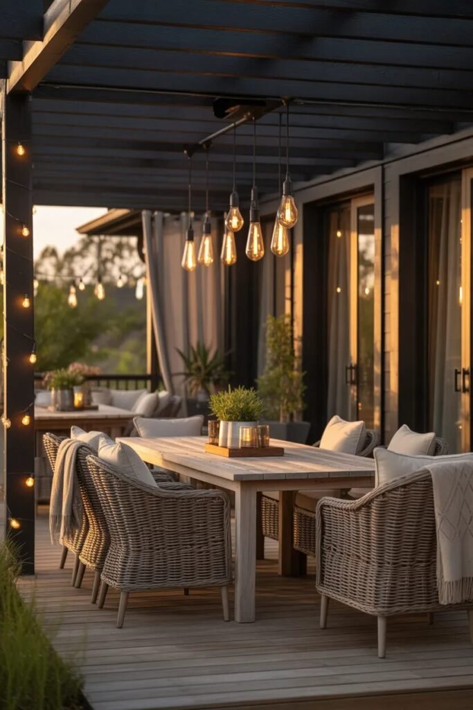 Covered deck ideas 4 covered deck with outdoor dining ideas