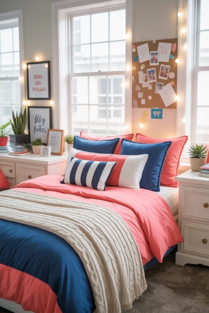 preppy dorm room decor ideas