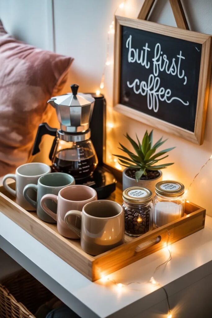 coffee dorm room decor ideas