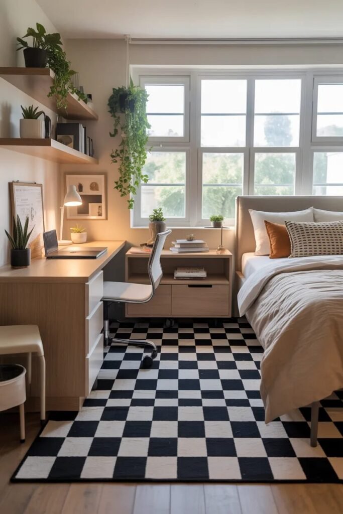 rug dorm room decor ideas