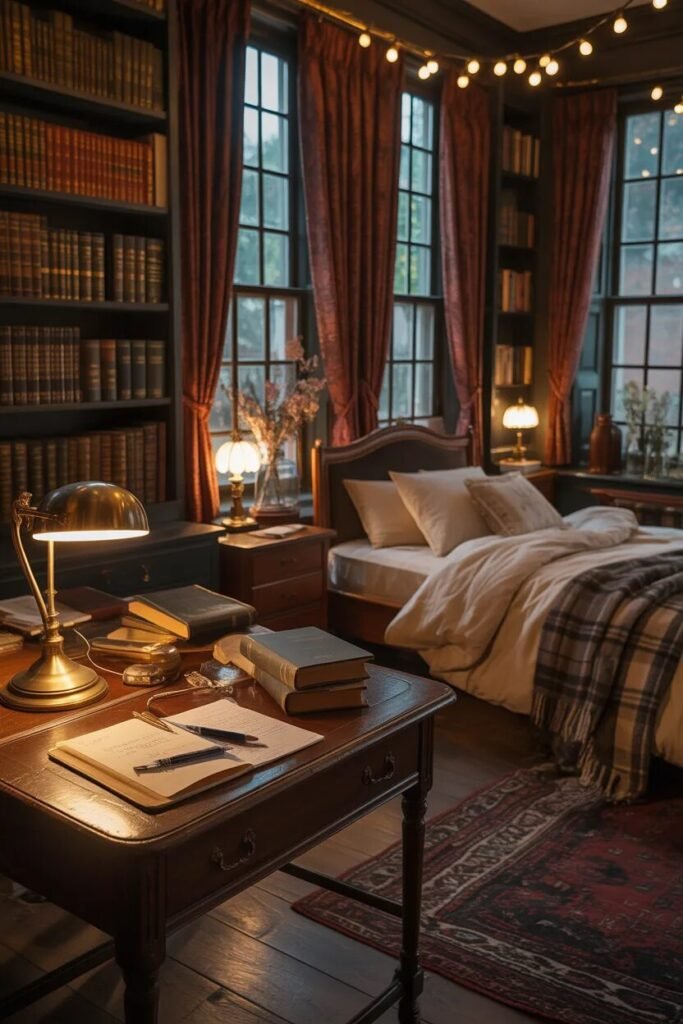 dark dorm room decor ideas