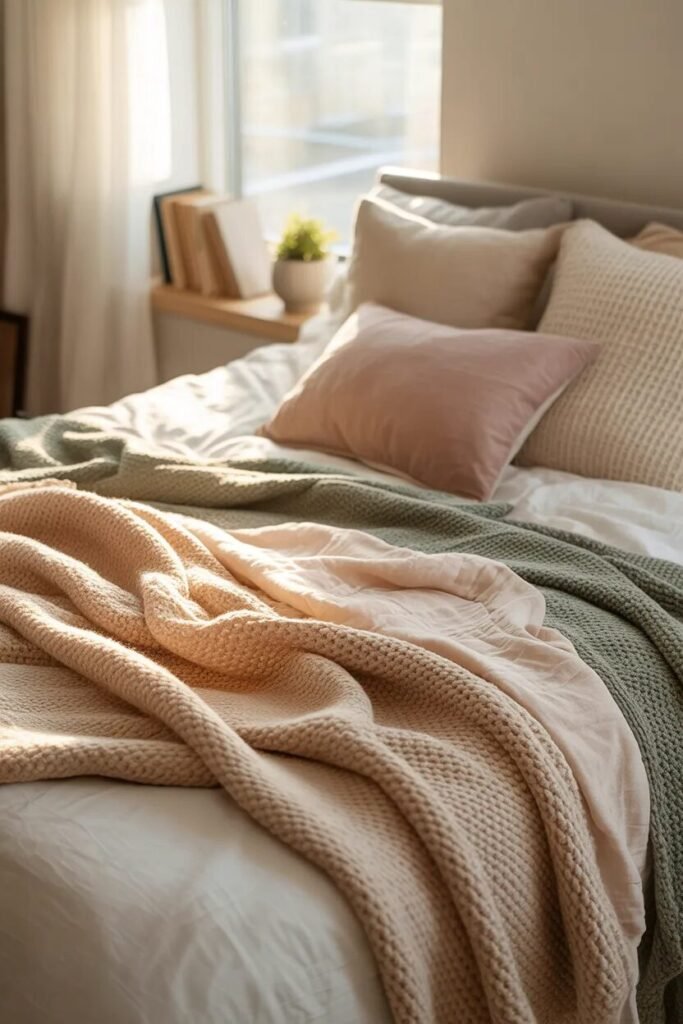 knit dorm room decor ideas