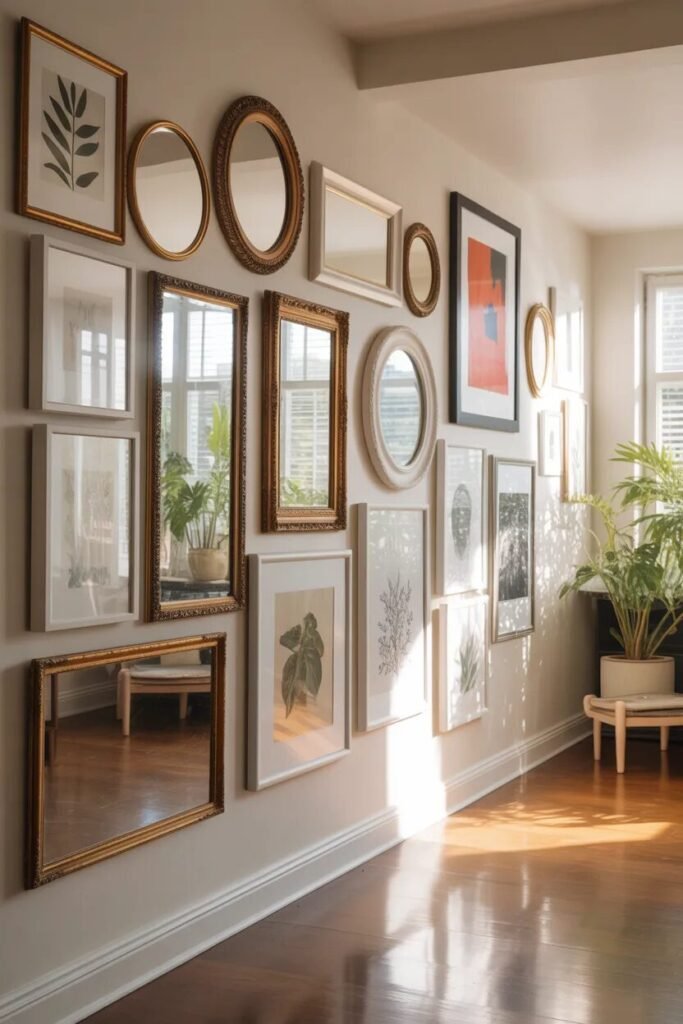 Gallery wall decor ideas 14 mirror gallery wall decor ideas