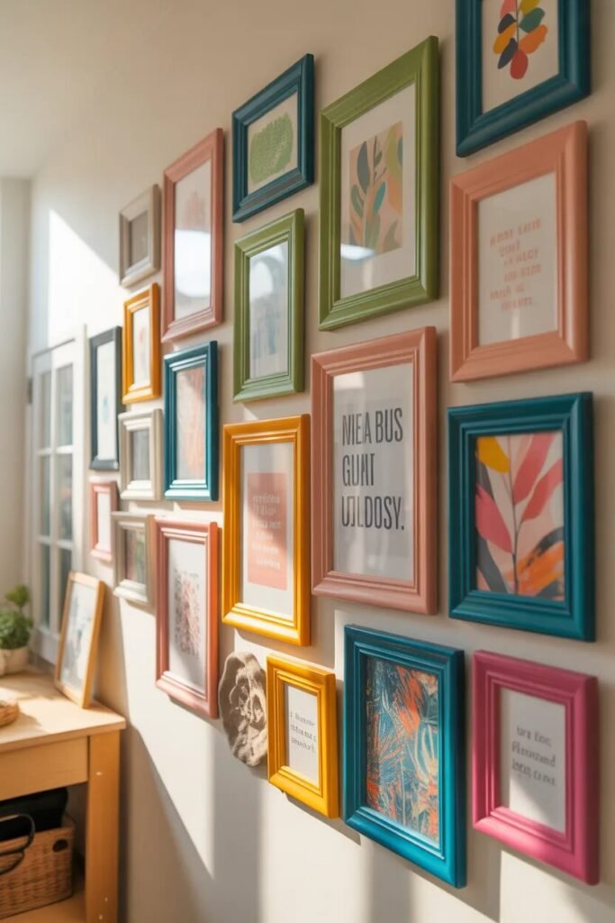 Gallery wall decor ideas 29 colorful gallery wall decor ideas