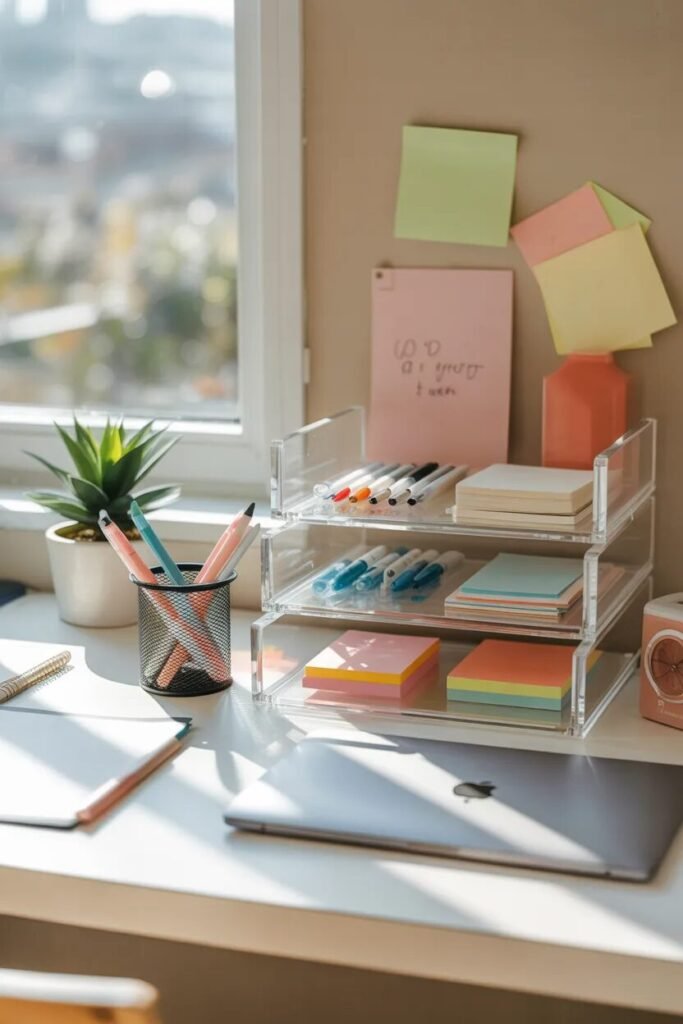 25 dorm room essentials 13 desk 25 dorm room essentials acrylic