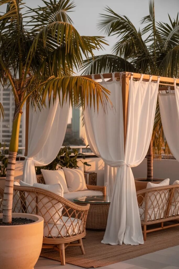 30 rooftop garden ideas 5 cabana 30 rooftop garden ideas