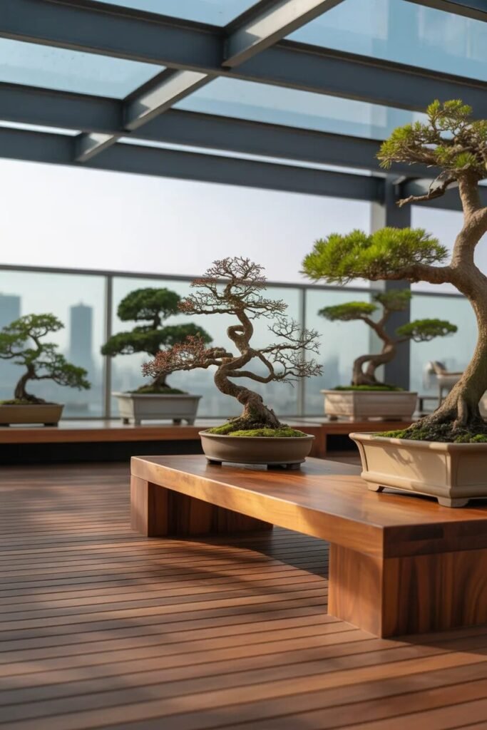 30 rooftop garden ideas 13 bonsai 30 rooftop garden ideas