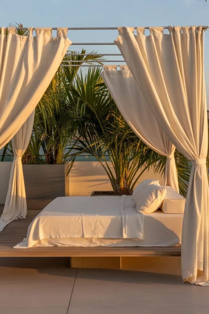 30 rooftop garden ideas 16 daybed 30 rooftop garden ideas