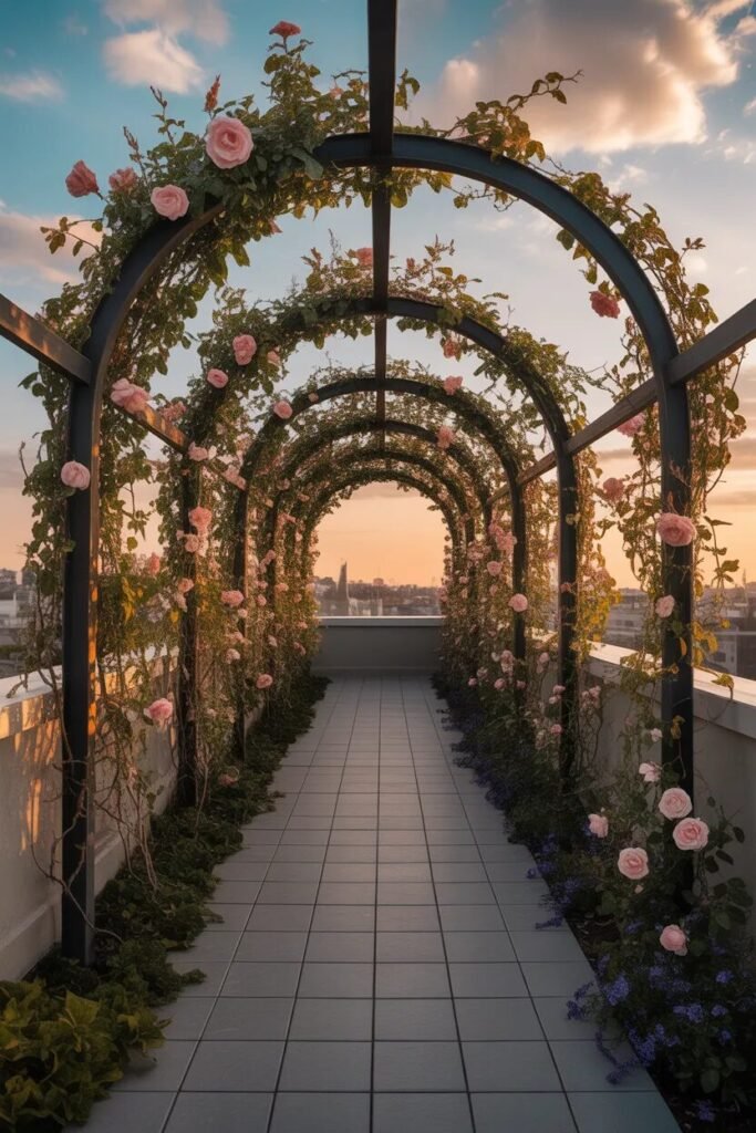 30 rooftop garden ideas 18 tunnel 30 rooftop garden ideas
