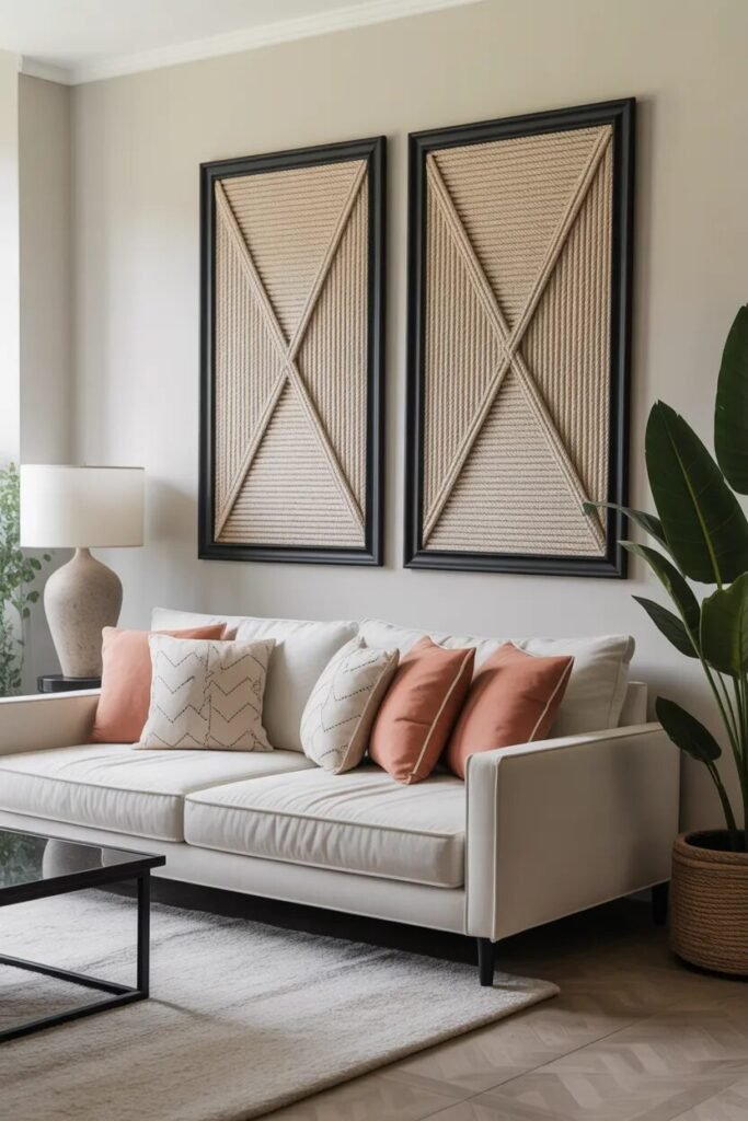 16 diy luxury and attractive wall decor ideas 12 rope 16 diy luxury wall decor