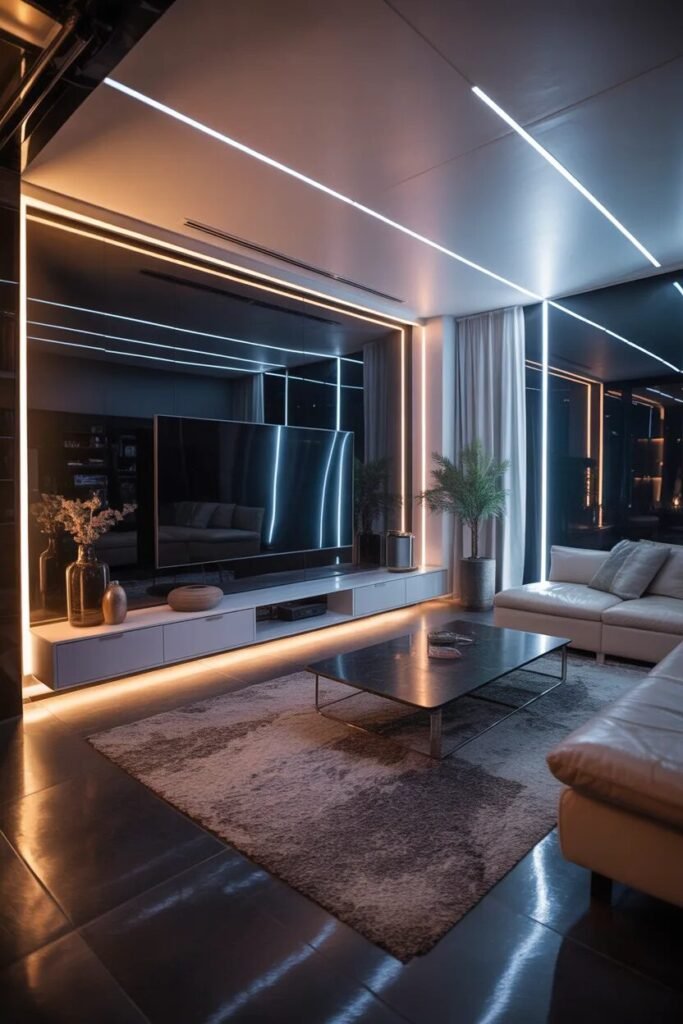 25 accent wall design ideas 5 25 accent wall design ideas mirror living room