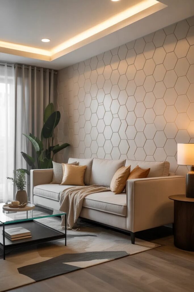 25 accent wall design ideas 11 25 accent wall design ideas hexagon room