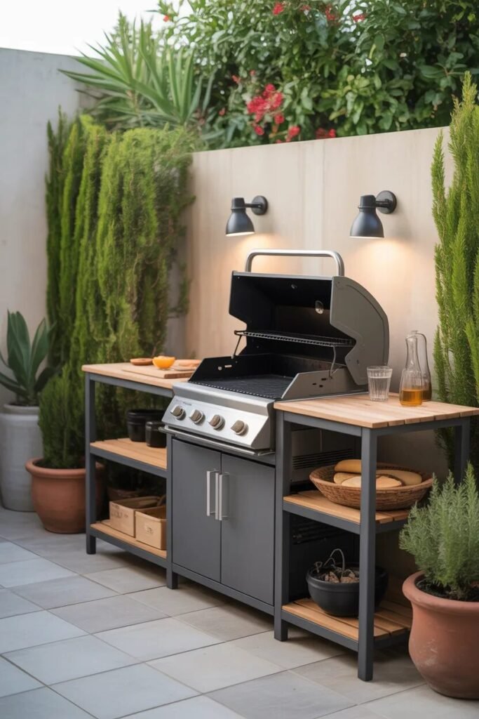 Outdoor kitchen design ideas 17 Small patio outdoor kitchen design ideas