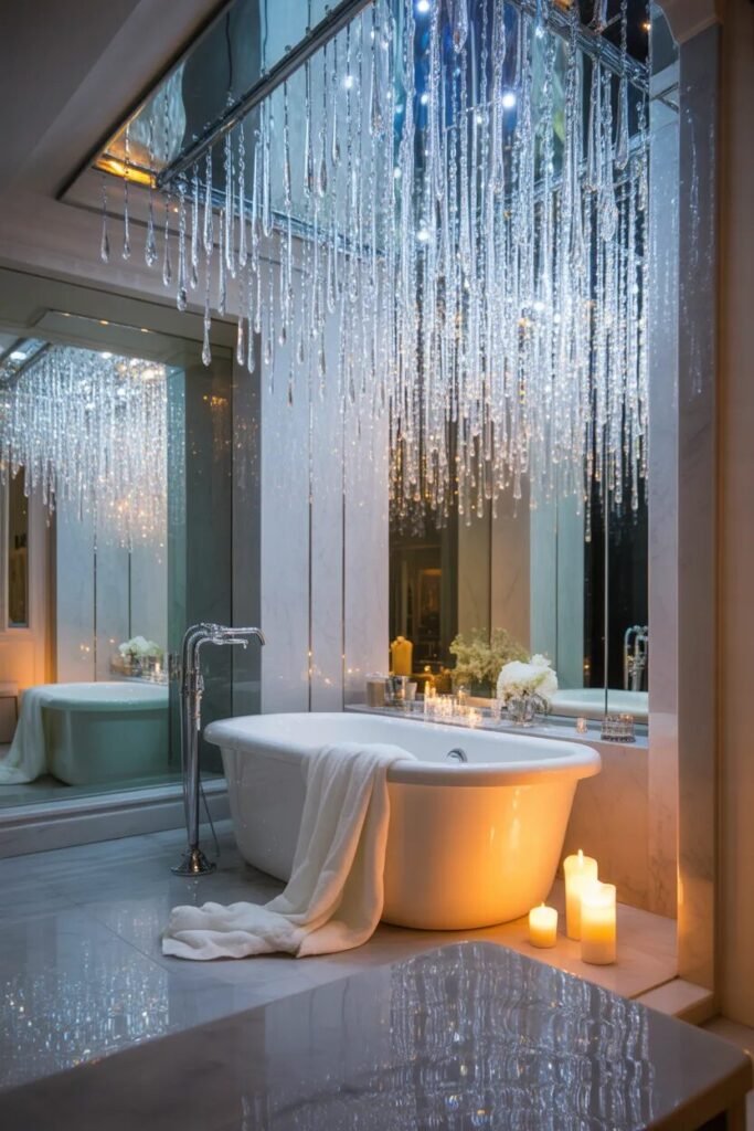 23 bathroom lighting ideas 7 23 bathroom lighting ideas crystal drops