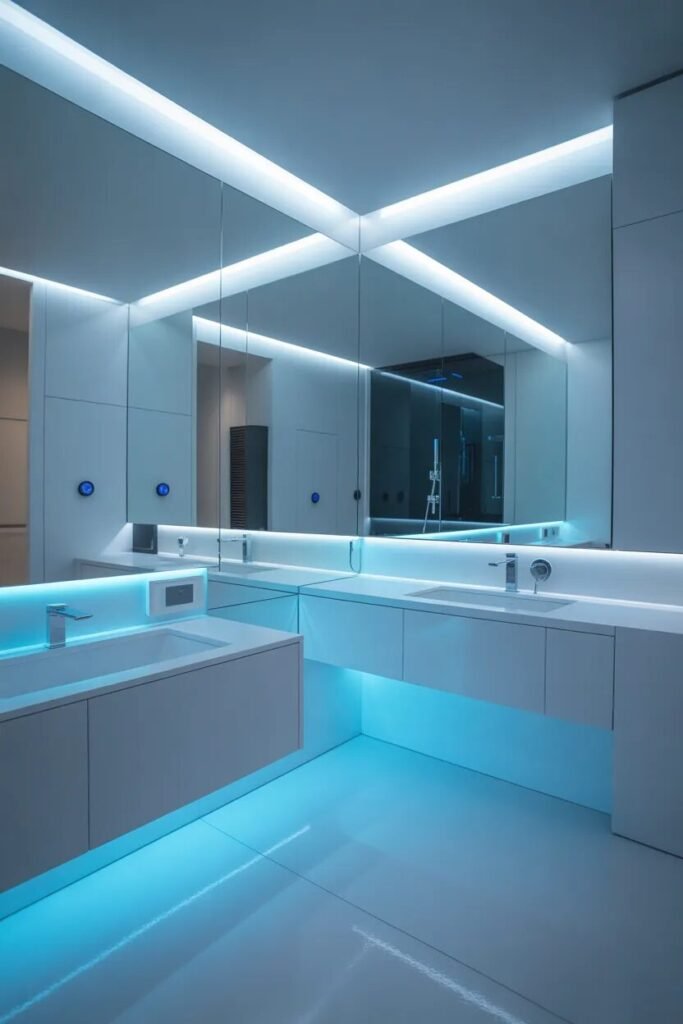 23 bathroom lighting ideas 8 23 bathroom lighting ideas UV lighting