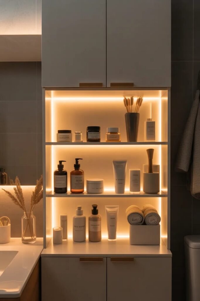 23 bathroom lighting ideas 9 23 bathroom lighting ideas cabinet glow