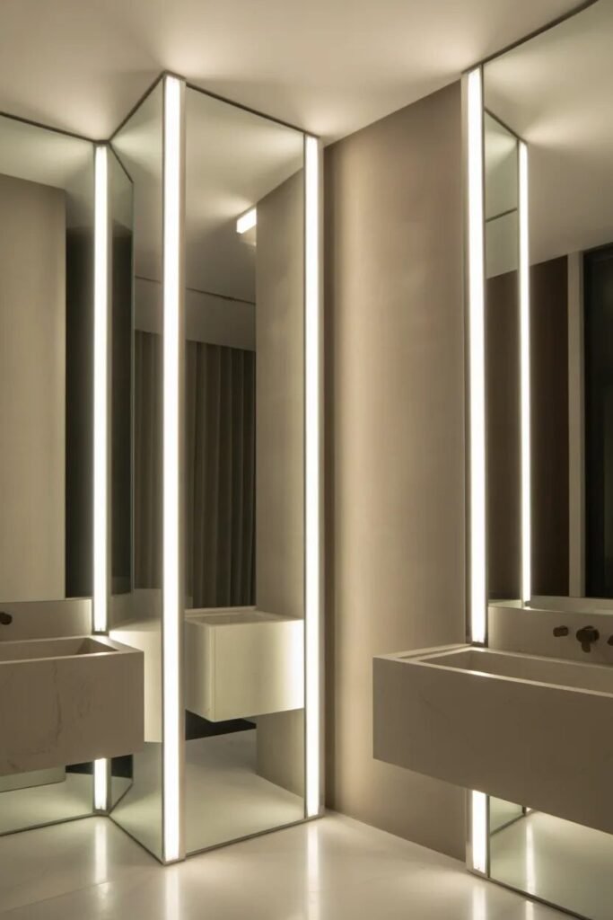 23 bathroom lighting ideas 14 23 bathroom lighting ideas corner glow