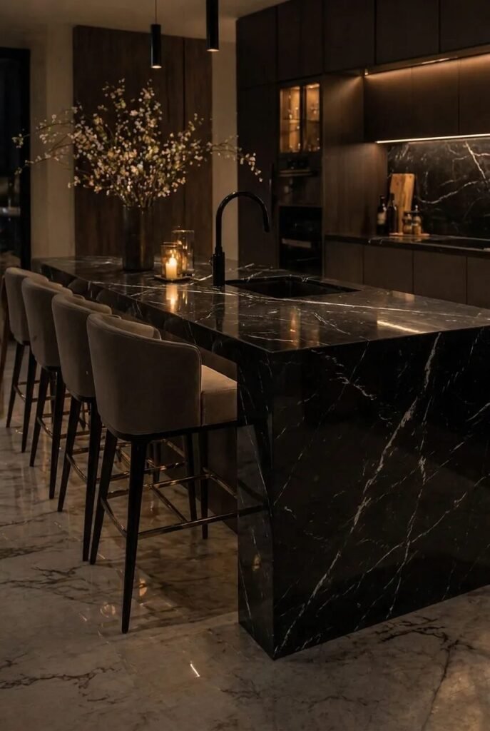 glowing kitchen island lighting ideas