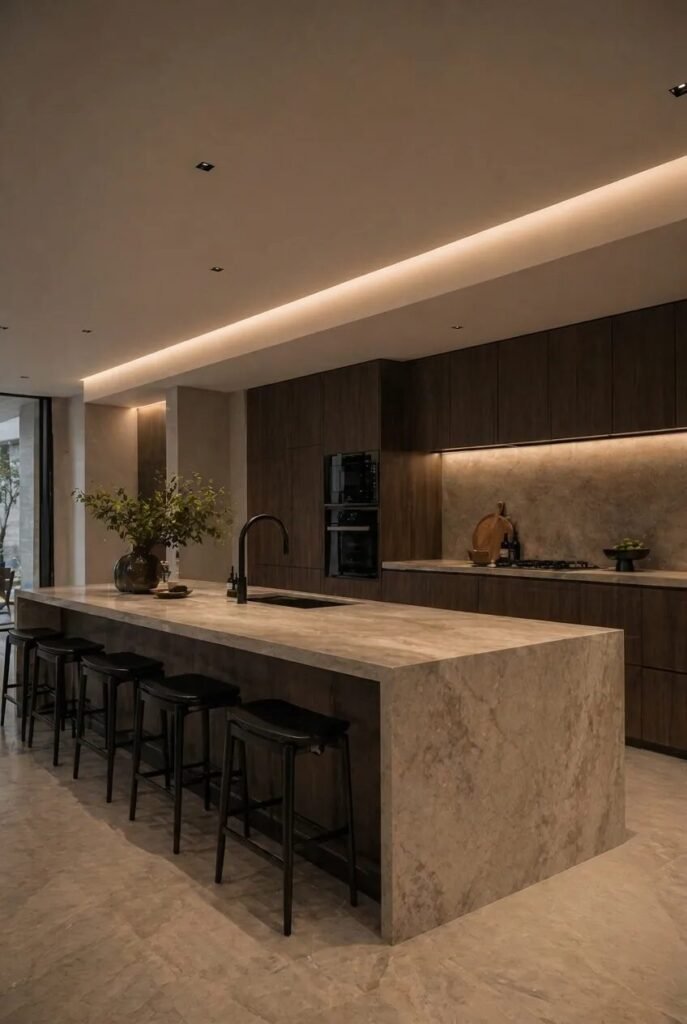 hidden kitchen island lighting ideas