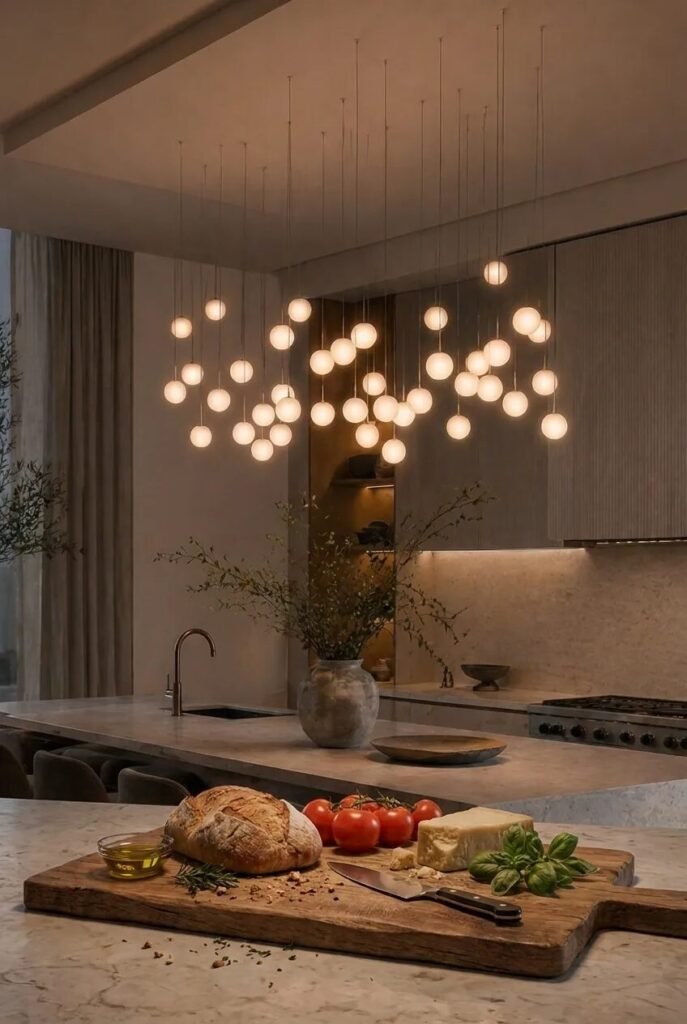 orb kitchen island lighting ideas