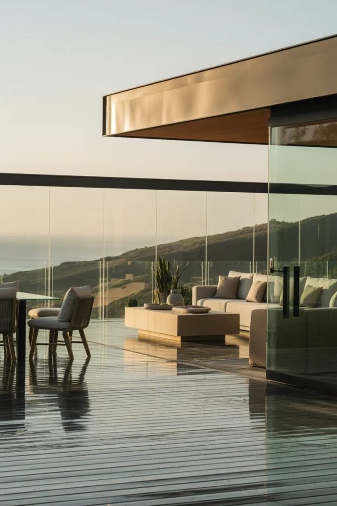 glass 22 deck decorating ideas railing