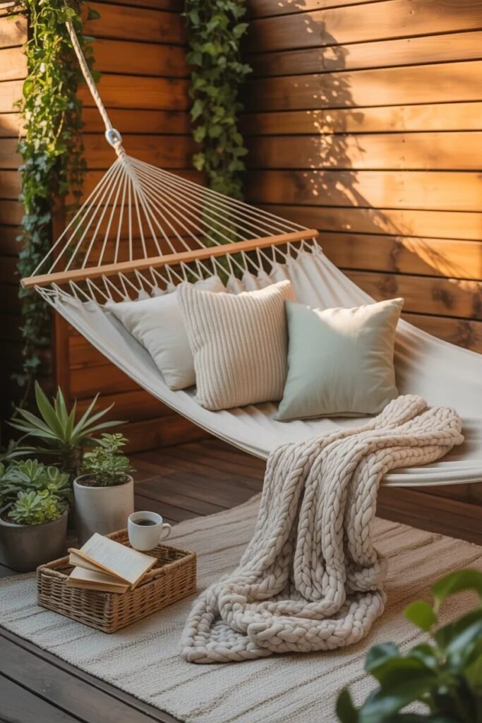 hammock 22 deck decorating ideas