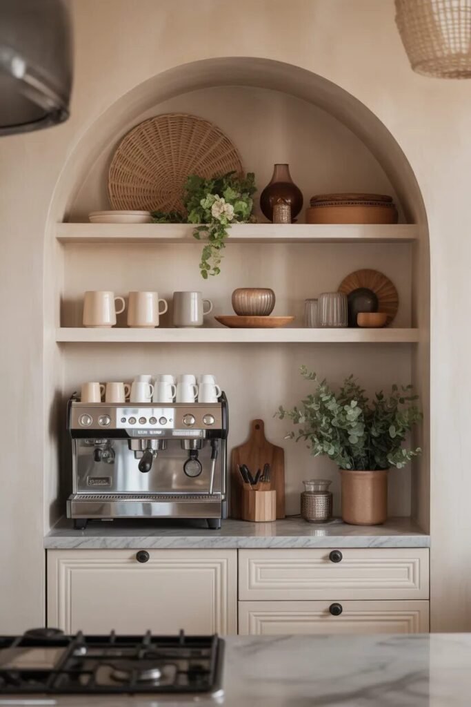 unique coffee bar decor ideas 2 arched niche unique coffee bar decor ideas