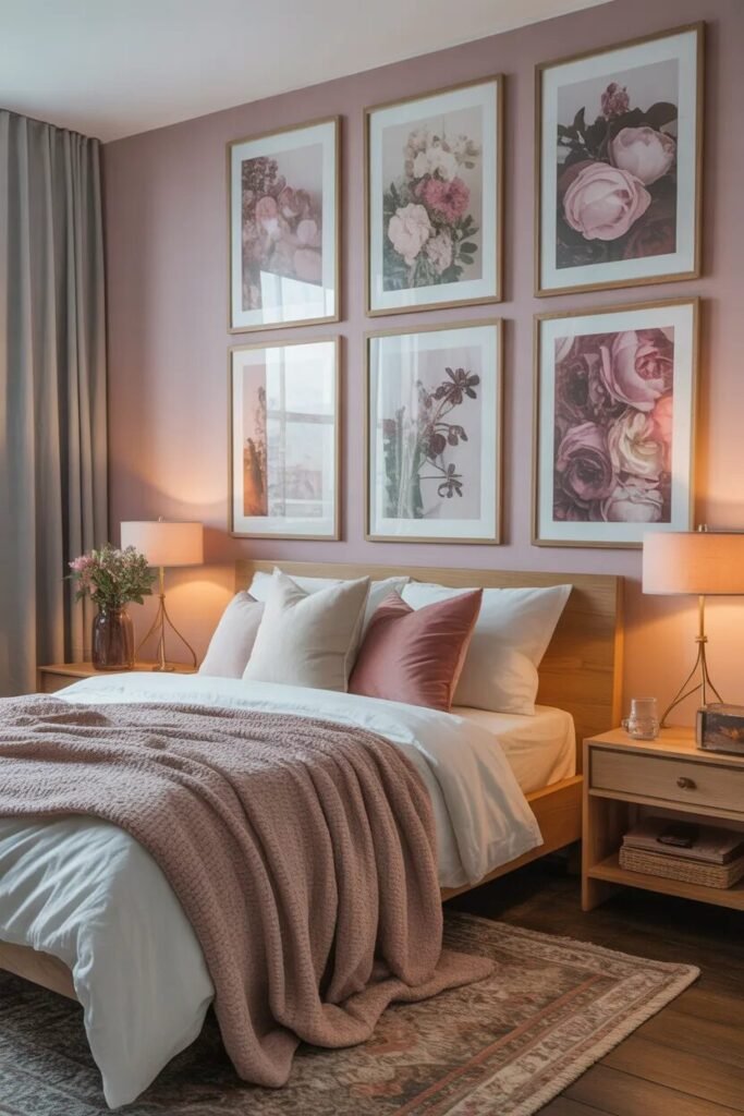 floral gallery bedroom ideas decor