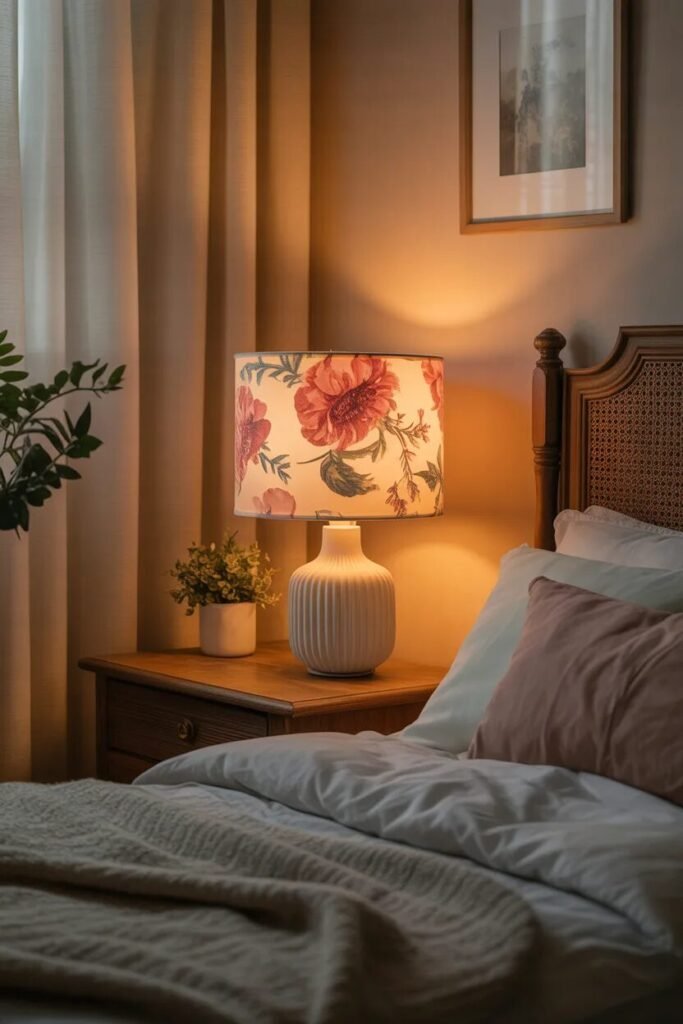 floral lighting bedroom ideas decor