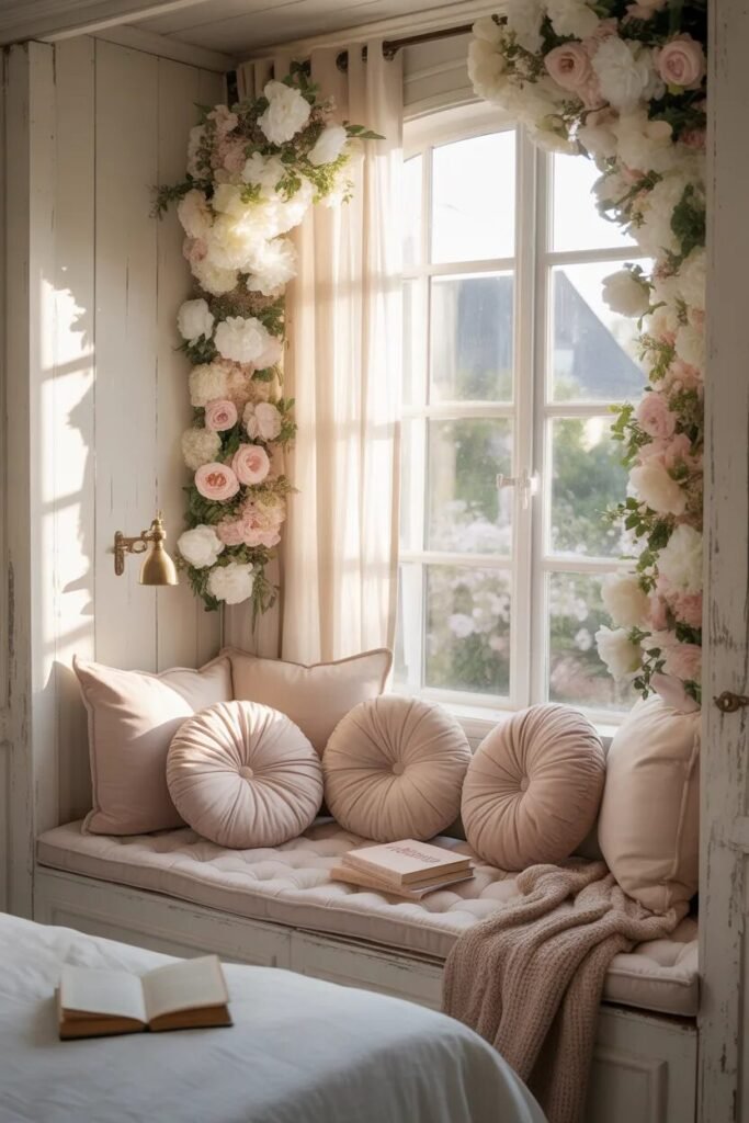 floral window bedroom ideas decor