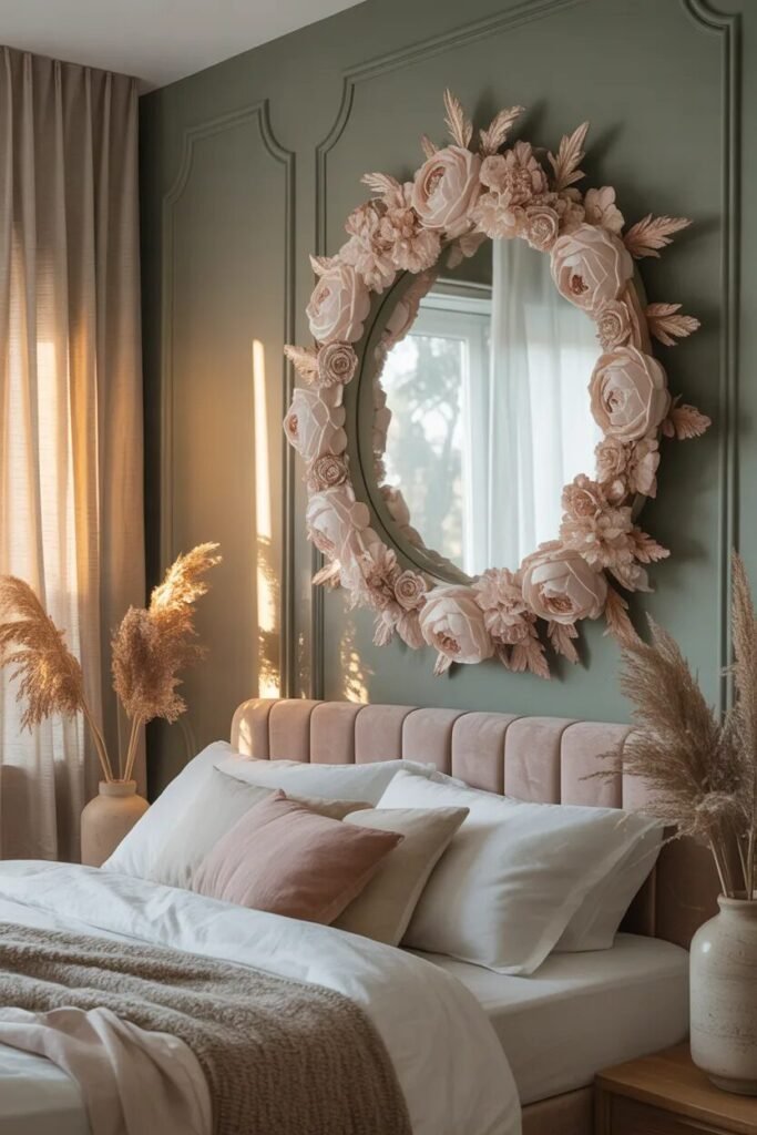 floral mirror bedroom ideas decor