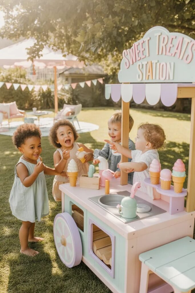 backyard playground ideas ice cream