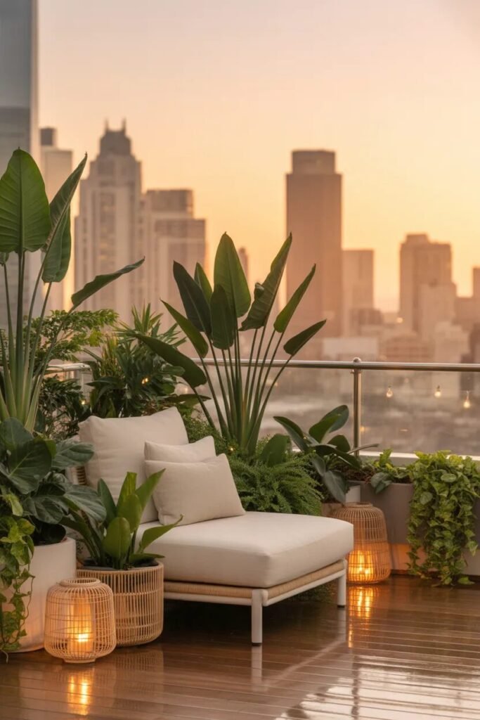 balcony garden ideas tropical resort