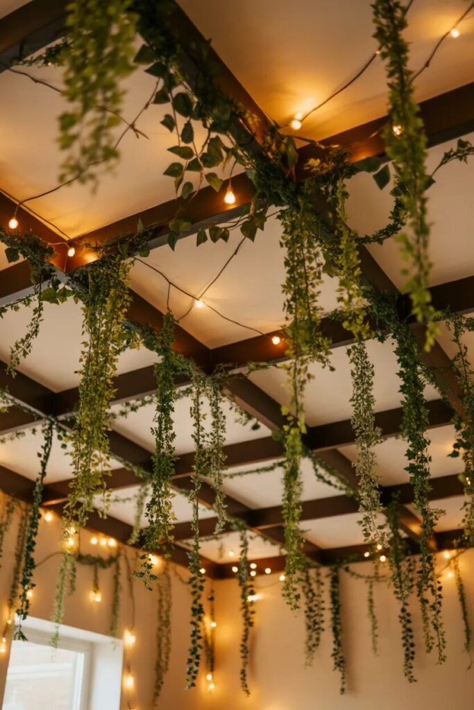 20 cottagecore dorm room ideas forest ceiling