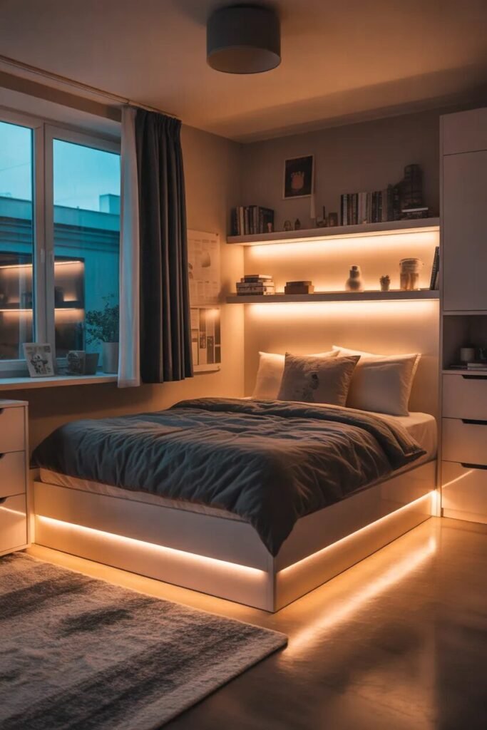  modern luxury dorm lighting ideas