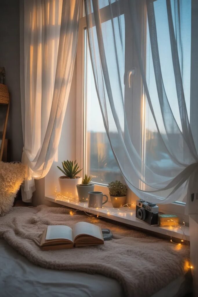 modern luxury dorm curtain ideas