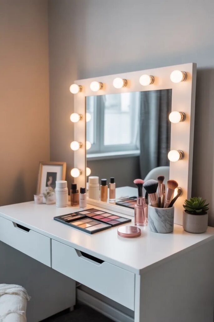 modern luxury dorm vanity ideas