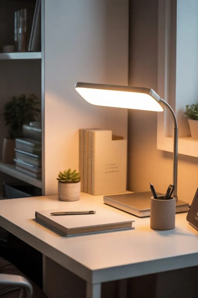 modern luxury dorm desk lighting