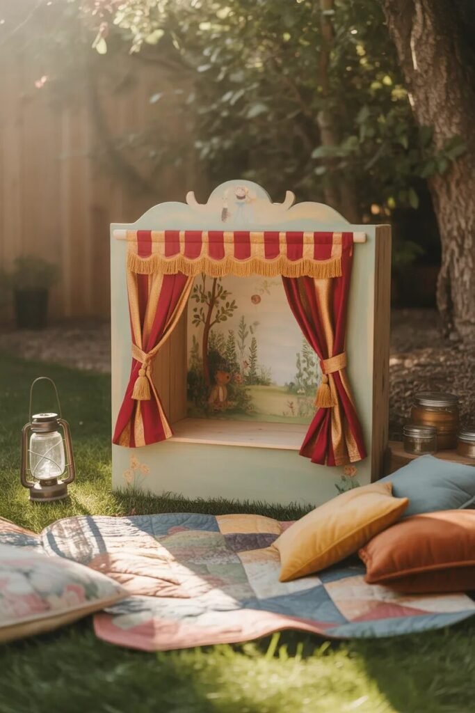 backyard playground ideas theater